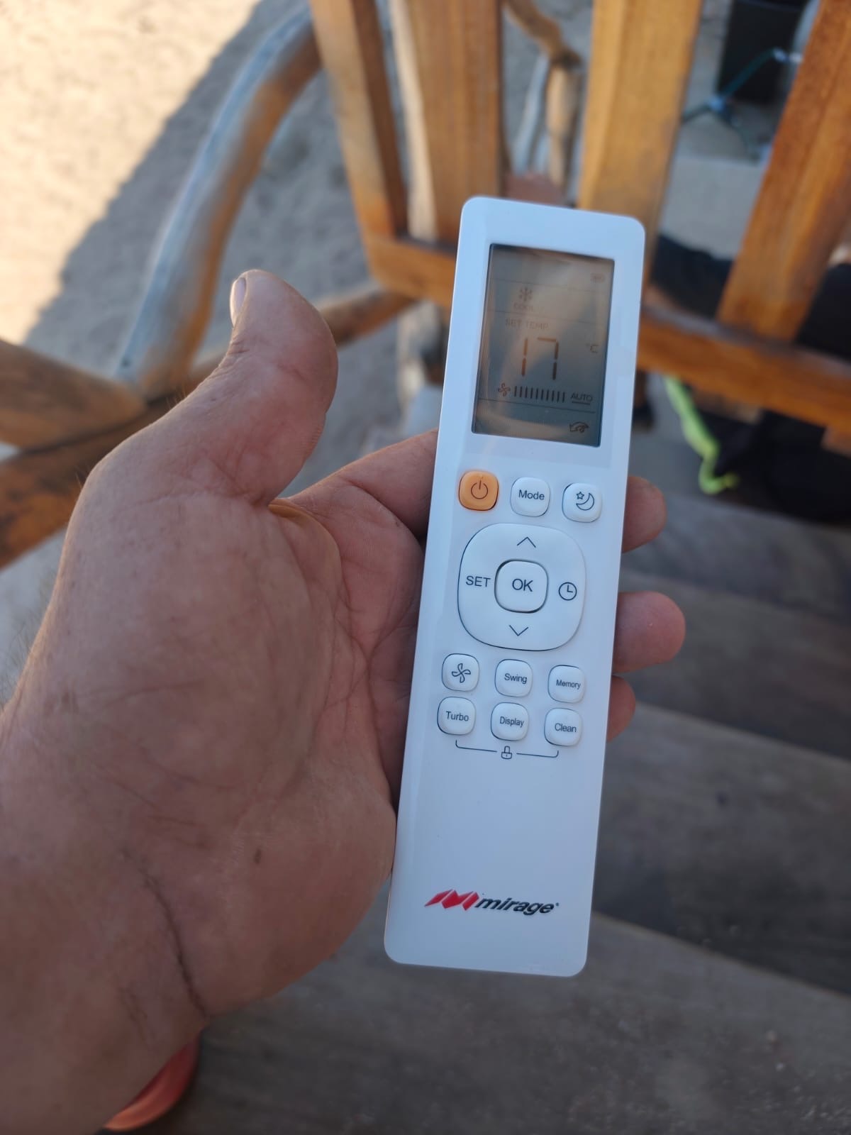 Control de aire acondicionado